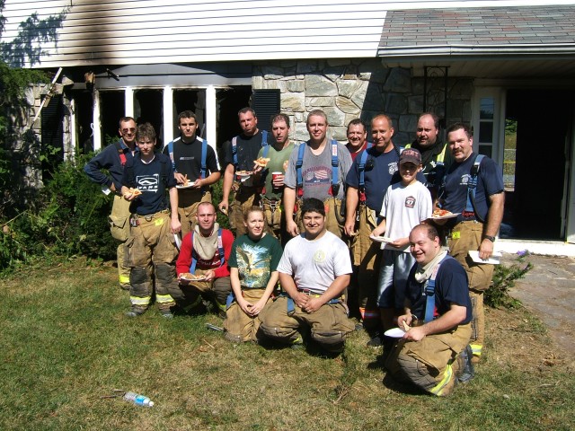Live fire training on Dowlin Forge Road 10-01-2005.